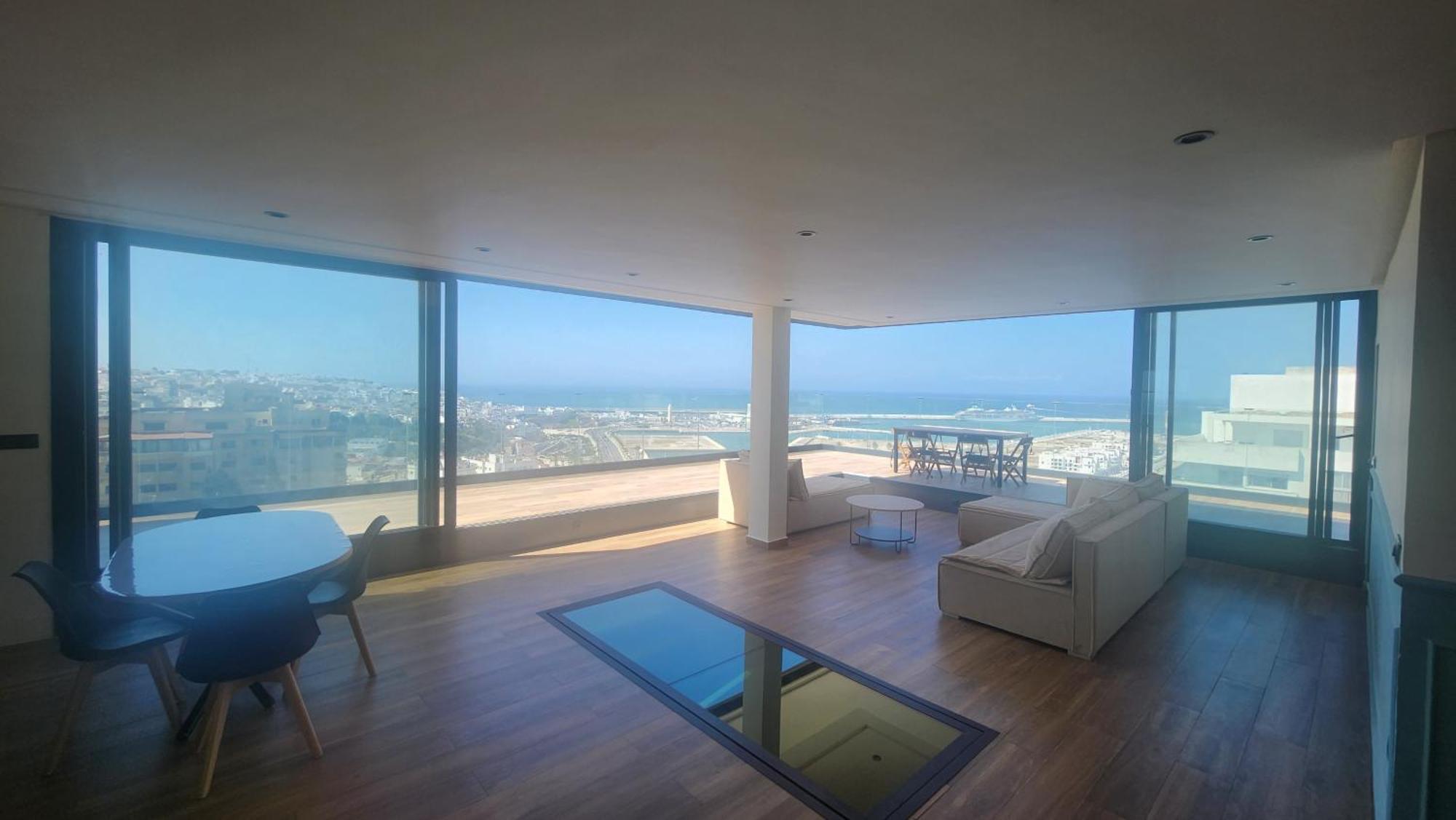 Magnifique Penthouse 160M2 Terrasse 90M2 Vue Mer طنجة المظهر الخارجي الصورة