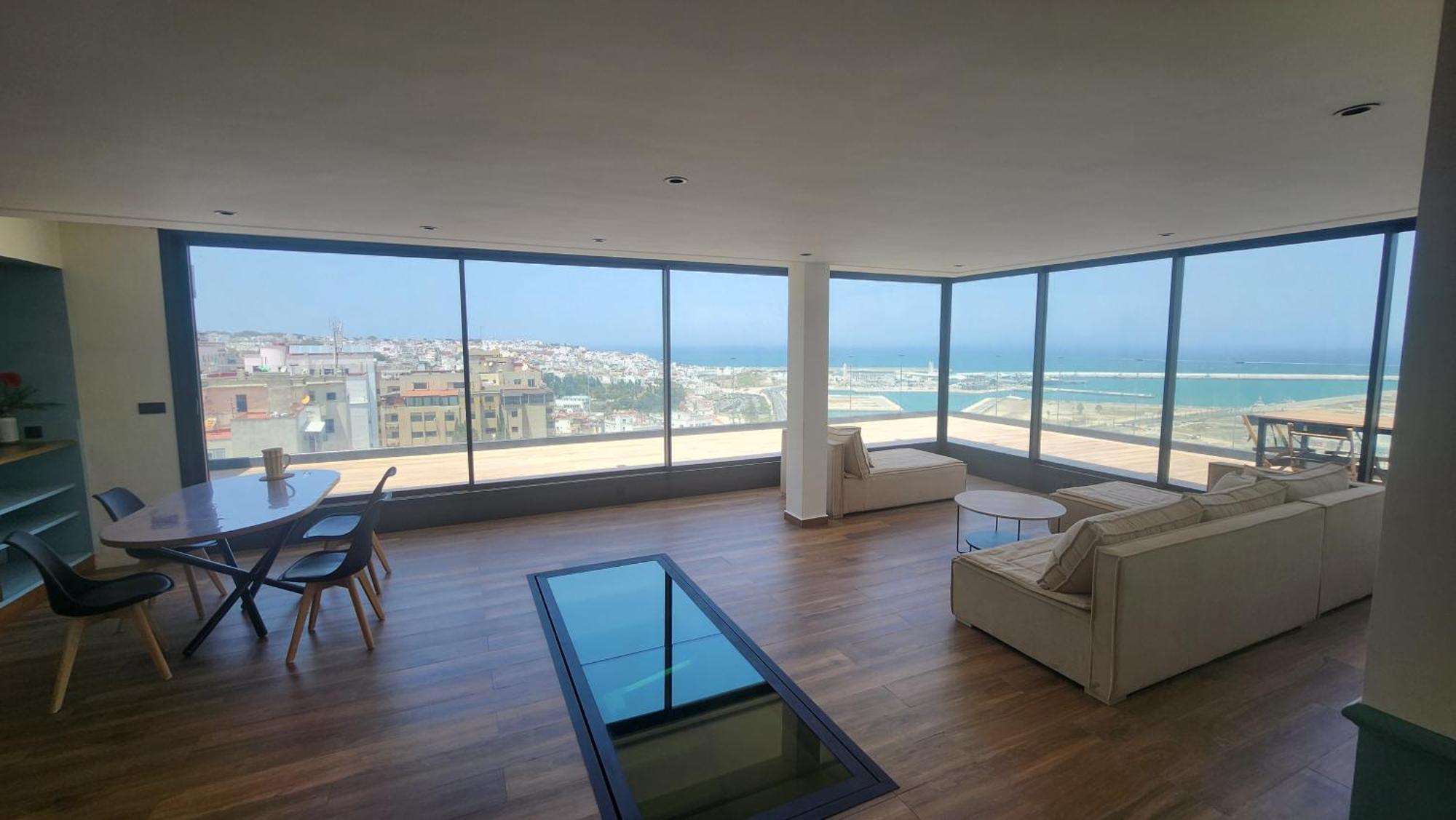 Magnifique Penthouse 160M2 Terrasse 90M2 Vue Mer طنجة المظهر الخارجي الصورة